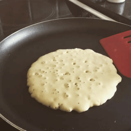 Flipping pancake